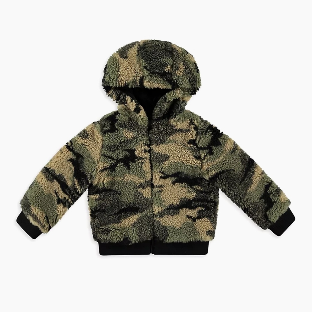 Kids Bella Dahl Fleece Camo Jacket